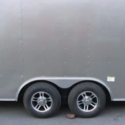 Enclosed Trailer 8.5'x24' Silver - Car Motorcycle Cargo Hauler -Cheap Trailers Store dscf7145 1 1