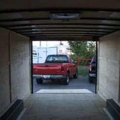 Enclosed Trailer 8.5'x24' Silver - Car Motorcycle Cargo Hauler -Cheap Trailers Store dscf7154 1 1