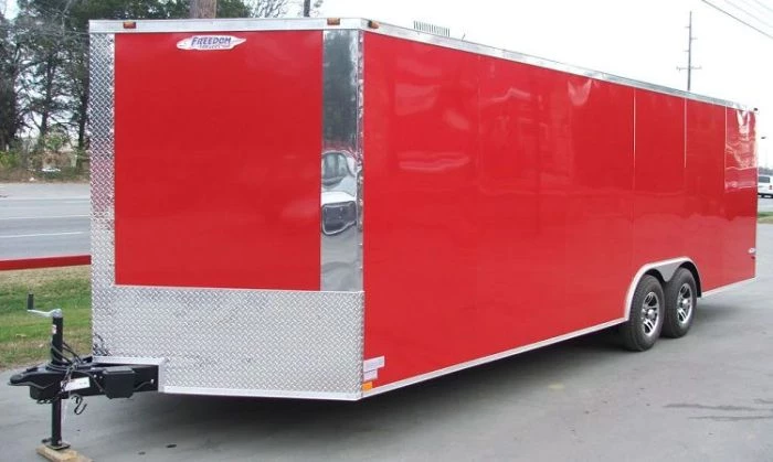 Enclosed Trailer 8.5'x24' Red - Motorcycle Car Bike Hauler 17 Enclosed Trailer 8.5'x24' Red - Motorcycle Car Bike Hauler - Image 15