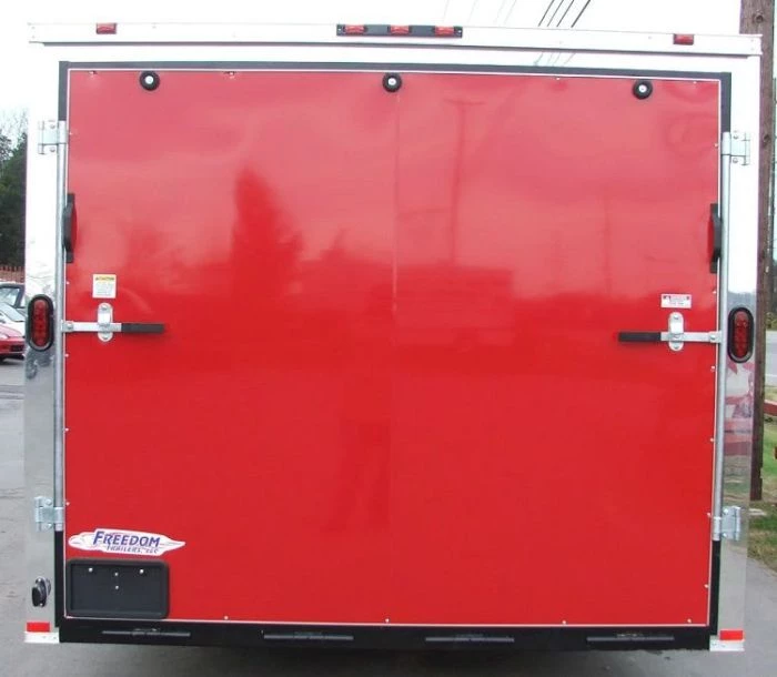 Enclosed Trailer 8.5'x24' Red - Motorcycle Car Bike Hauler 12 Enclosed Trailer 8.5'x24' Red - Motorcycle Car Bike Hauler - Image 10