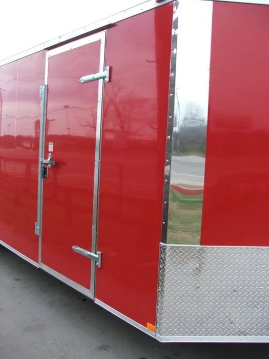 Enclosed Trailer 8.5'x24' Red - Motorcycle Car Bike Hauler 10 Enclosed Trailer 8.5'x24' Red - Motorcycle Car Bike Hauler - Image 8