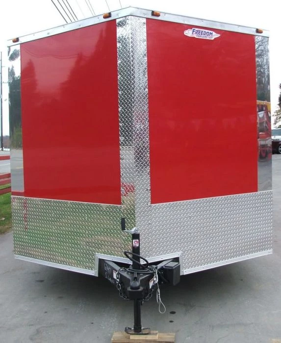 Enclosed Trailer 8.5'x24' Red - Motorcycle Car Bike Hauler 13 Enclosed Trailer 8.5'x24' Red - Motorcycle Car Bike Hauler - Image 11