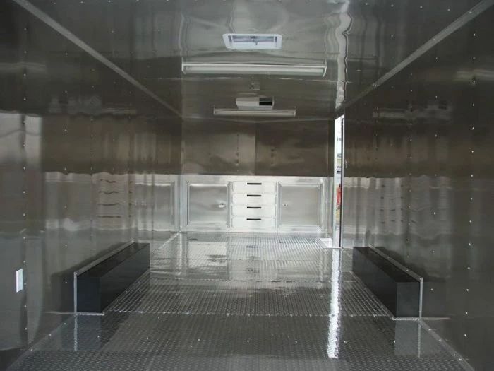 Enclosed Trailer 8.5'x24' Red - Motorcycle Car Bike Hauler 7 Enclosed Trailer 8.5'x24' Red - Motorcycle Car Bike Hauler - Image 5