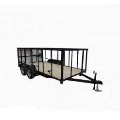 Utility Trailer 6.4' X 14' With 4ft Rails and 3500lb Axles -Cheap Trailers Store edited 6.4x14ls4 2