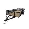 Utility Trailer 6.4x16 Tandem Dovetail With 2ft Mesh Sides -Cheap Trailers Store edited 6.4x162ftmesh 1 1 2