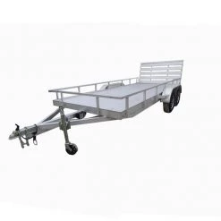 6.4' x 16' All Aluminum Utility Trailer Dual Axle Straight Deck -Cheap Trailers Store edited 6.4x16tandemalum 1