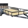 6.4x14 Grey Dovetail Utility Trailer (2) 3,500 lb Axles -Cheap Trailers Store grey6x14tan 1