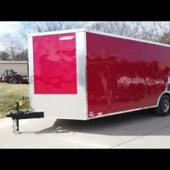 Enclosed Trailer 8.5'x22' Red & Black - Car Hauler 47 Enclosed Trailer 8.5'x22' Red & Black - Car Hauler -Cheap Trailers Store hqdefault 28 10 1