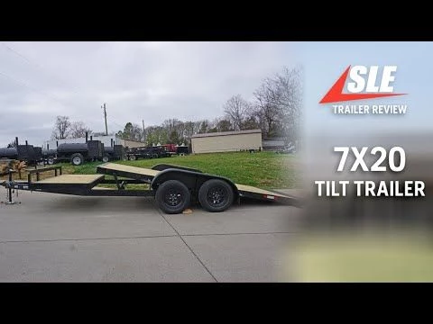 7x20 Tilt Car Hauler Trailer (2) 3500lb Axles with Brakes 20 7x20 Tilt Car Hauler Trailer (2) 3500lb Axles with Brakes - Image 18