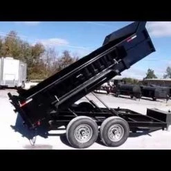 Heavy Duty Hydraulic Dump Trailer 7 X 12 With 2 ft. Sides 43 Heavy Duty Hydraulic Dump Trailer 7 X 12 With 2 ft. Sides -Cheap Trailers Store hqdefault 31 28 1