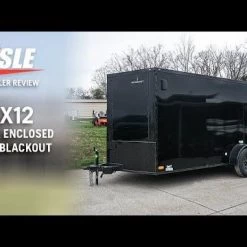 7x12 Enclosed Trailer Black V-Nose Blackout Package 3,500lb Axle 41 7x12 Enclosed Trailer Black V-Nose Blackout Package 3,500lb Axle -Cheap Trailers Store hqdefault 33 4 1