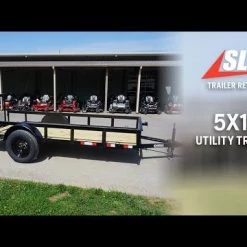 5' x 12' Dovetail Utility Trailer 3,500lb Single Axle -Cheap Trailers Store hqdefault 34 19 1