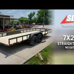 7x20 Straight Deck Utility Trailer with No Gate (2) 3,500 Axles 35 7x20 Straight Deck Utility Trailer with No Gate (2) 3,500 Axles -Cheap Trailers Store hqdefault 34 21 1