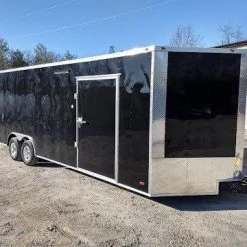 Enclosed Trailer 8.5' X 26' Black Race Ready Tandem 5,200lb Axles -Cheap Trailers Store hqdefault 55 3 1