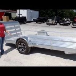 5'x12' All Aluminum Utility Trailer Straight 3500 lb Axle -Cheap Trailers Store hqdefault 57 1 1
