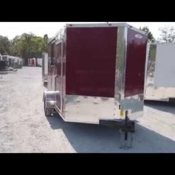 Enclosed Trailer 7' X 10' Brandy Wine Custom Equipment -Cheap Trailers Store hqdefault 59 10 1