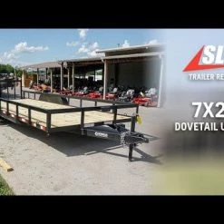 7x20 Dovetail Utility Trailer (2) 3500lb Axles -Cheap Trailers Store hqdefault 61 1