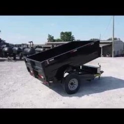 Hydraulic Dump Trailer 5' X 8' With Brake 24 Inch Sides -Cheap Trailers Store hqdefault 63 70 1