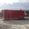 8.5' x 28' Victory Red Porch Style Enclosed Trailer