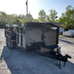 Dump Trailer 7' X 16' Hydraulic Dump 3ft Sides Mulch -Cheap Trailers Store img 20180430 171848991 hdr 2