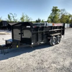 Dump Trailer 7' X 16' Hydraulic Dump 3ft Sides Mulch -Cheap Trailers Store img 20180430 171949317 hdr 2
