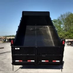 Dump Trailer 7' X 16' Hydraulic Dump 3ft Sides Mulch -Cheap Trailers Store img 20180430 172434948 hdr 2