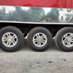 Enclosed Trailer 8.5' X 30' Red and White Custom Event -Cheap Trailers Store img 20180516 132116471 hdr 1