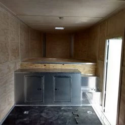 Enclosed Trailer 8.5' X 30' Red and White Custom Event -Cheap Trailers Store img 20180516 132238494 hdr 1