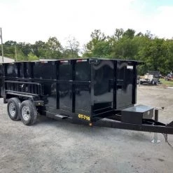 Dump Trailer 7' X 16' Hydraulic W/4' Sides 7,000lbs Axles -Cheap Trailers Store img 20180918 141529195 hdr 1
