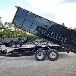 Dump Trailer 7' X 16' Hydraulic W/4' Sides 7,000lbs Axles -Cheap Trailers Store img 20180918 141713222 hdr 2