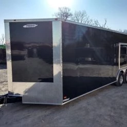 Enclosed Trailer 8.5' X 26' Black Race Ready Tandem 5,200lb Axles -Cheap Trailers Store img 20190125 141723349 hdr 1