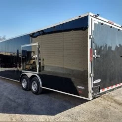 Enclosed Trailer 8.5' X 26' Black Race Ready Tandem 5,200lb Axles -Cheap Trailers Store img 20190125 141806401 hdr 1