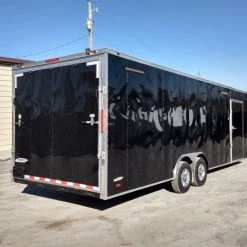 Enclosed Trailer 8.5' X 26' Black Race Ready Tandem 5,200lb Axles -Cheap Trailers Store img 20190125 141834164 hdr 1