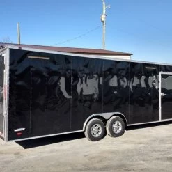 Enclosed Trailer 8.5' X 26' Black Race Ready Tandem 5,200lb Axles -Cheap Trailers Store img 20190125 141845986 hdr 1