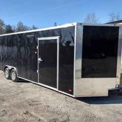Enclosed Trailer 8.5' X 26' Black Race Ready Tandem 5,200lb Axles -Cheap Trailers Store img 20190125 141914886 hdr 1