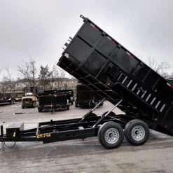 Hydraulic Dump Trailer 7 X 14 With 4ft Sides -Cheap Trailers Store img 20190211 101041542 hdr 1
