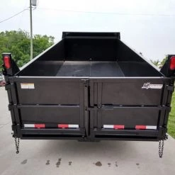 Gooseneck Dump Trailer 7' X 16' Hydraulic 3 ft Sides Mulch -Cheap Trailers Store img 20190510 154359648 hdr 1