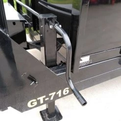 Gooseneck Dump Trailer 7' X 16' Hydraulic 3 ft Sides Mulch -Cheap Trailers Store img 20190510 154751923 1