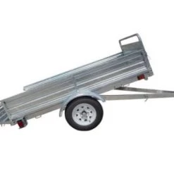MMT5X7G Multi-Purpose 4.5' x 7.5' Utility Trailer Galvanized -Cheap Trailers Store mmt5x7g 5x7 1 2
