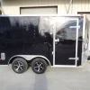 Enclosed Trailer 8.5'x12' Black - V-Nose Equipment Hauler -Cheap Trailers Store p1000092 1
