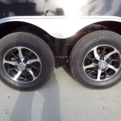 Enclosed Trailer 8.5'x12' Black - V-Nose Equipment Hauler -Cheap Trailers Store p1000098 1