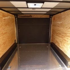 Enclosed Trailer 8.5'x12' Black - V-Nose Equipment Hauler -Cheap Trailers Store p1000100 1