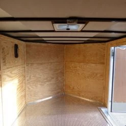 Enclosed Trailer 8.5'x12' Black - V-Nose Equipment Hauler -Cheap Trailers Store p1000102 1