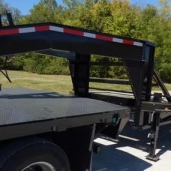Equipment Trailer 8.5' x 25' - Gooseneck Flatbed Car Hauler -Cheap Trailers Store p1060378 1
