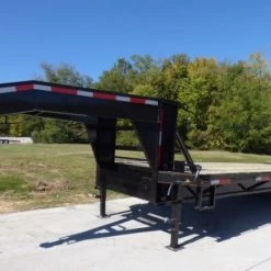 Equipment Trailer 8.5' x 25' - Gooseneck Flatbed Car Hauler -Cheap Trailers Store p1060383 1 1