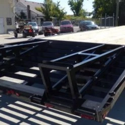 Equipment Trailer 8.5' x 25' - Gooseneck Flatbed Car Hauler -Cheap Trailers Store p1060391 1 1