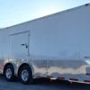 Enclosed Trailer 8.5' x 28' White Motorcycle Car Event Trailer -Cheap Trailers Store p1190065 1