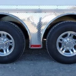 Enclosed Trailer 8.5' x 28' White Motorcycle Car Event Trailer -Cheap Trailers Store p1190066 1