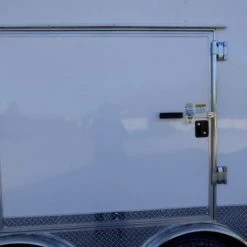 Enclosed Trailer 8.5' x 28' White Motorcycle Car Event Trailer -Cheap Trailers Store p1190067 1