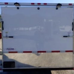 Enclosed Trailer 8.5' x 28' White Motorcycle Car Event Trailer -Cheap Trailers Store p1190070 1